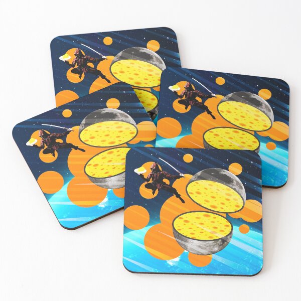 Item preview, Moon Ninja Action | Cheese Moon designed and sold by Artsy Universe.