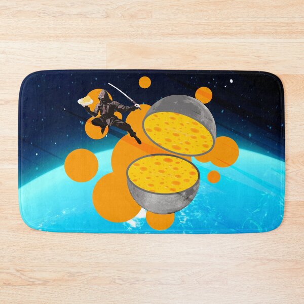 Item preview, Moon Ninja Action | Cheese Moon designed and sold by Artsy Universe.