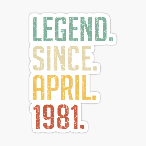 Download Vintage 1981 Stickers | Redbubble