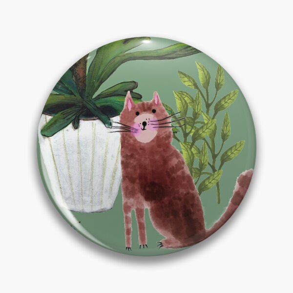 Item preview, The cat in the garden designed and sold by CoteCreation.