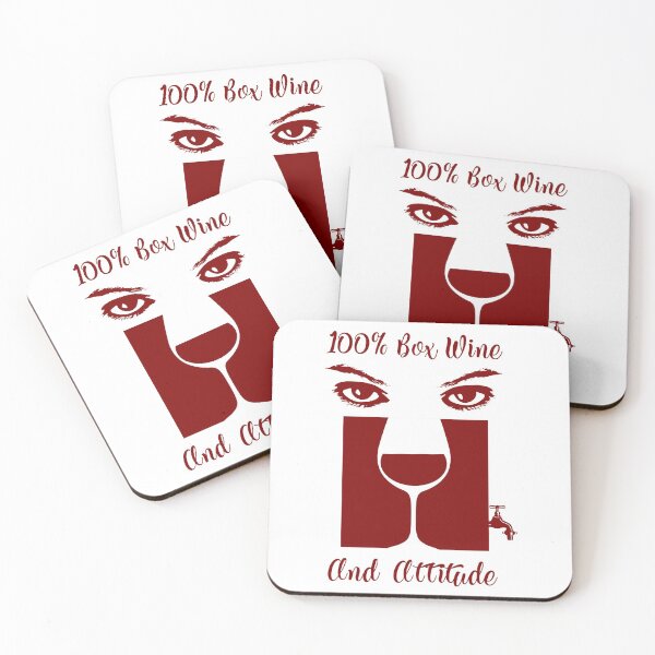 Item preview, 100% Box Wine and Attitude designed and sold by MaddFictional.