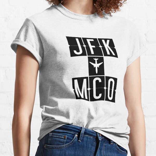 JFK to MCO - New York to Orlando Airport Code Classic T-Shirt