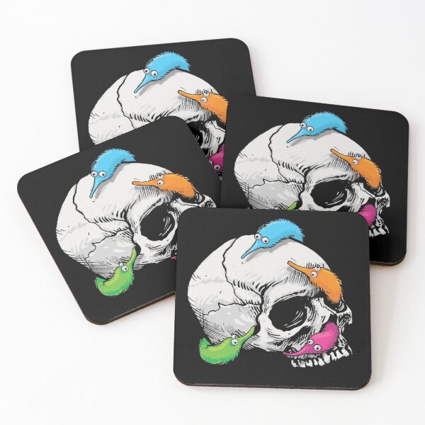 Item preview, Worms on a String on a Skull  designed and sold by ctkrstudio.