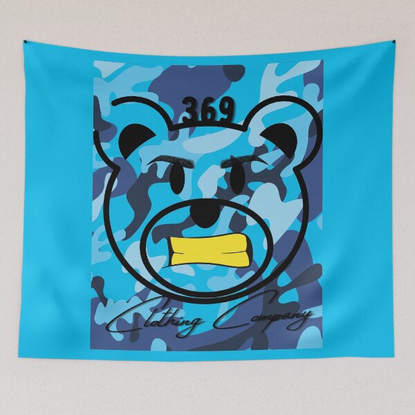 Item preview, 369 Blue Camo Bear Signature designed and sold by 369 Merch.