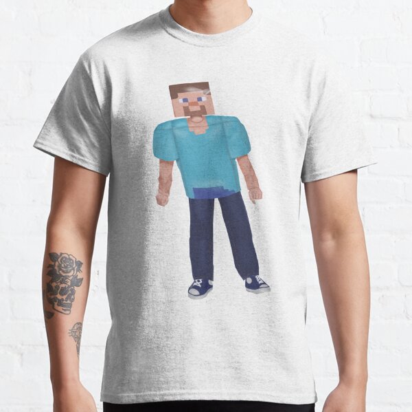 Cursed Steve T Shirts Redbubble - steve t shirt roblox