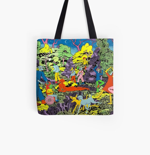 Red Rover and Friends All Over Print Tote Bag