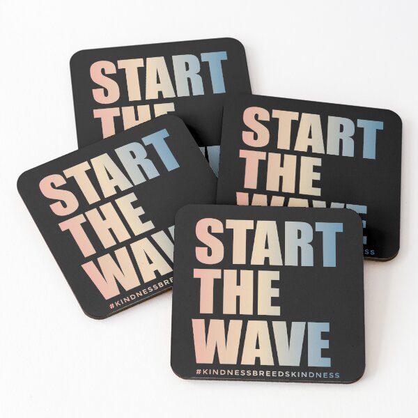 Item preview, Start The Wave | Kindness Breeds Kindness | Gradient | Aesthetic designed and sold by Minimalwiz.