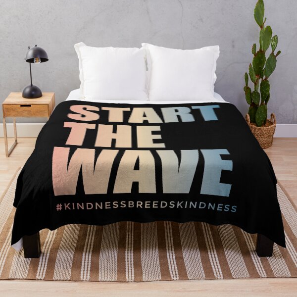 Item preview, Start The Wave | Kindness Breeds Kindness | Gradient | Aesthetic designed and sold by Minimalwiz.