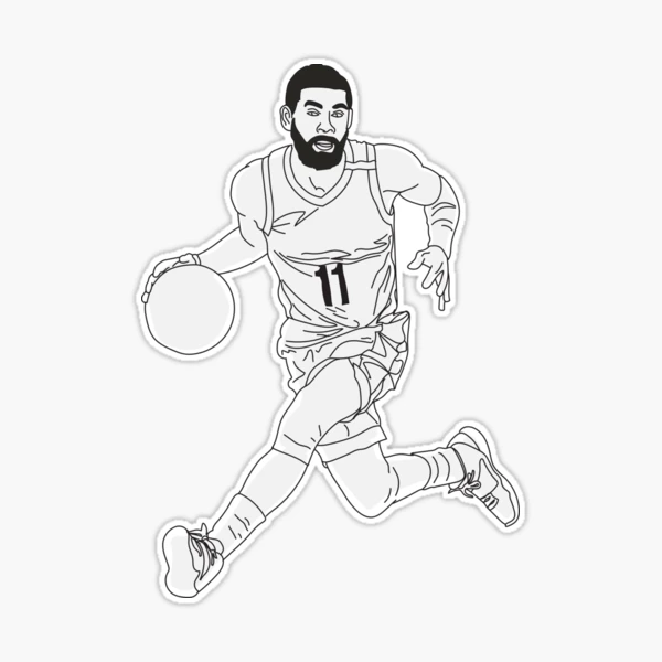 kyrie-irving-minimal-drawing-sticker-for-sale-by-nuagestudio-redbubble