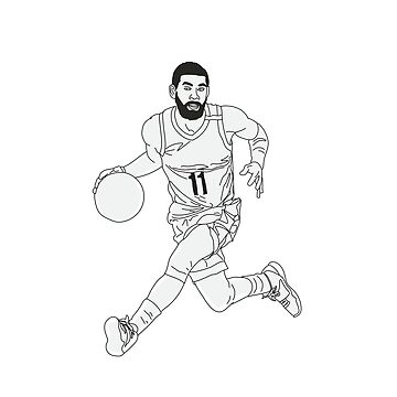 Kyrie Irving Brooklyn Nets Art Drawing Unisex Jersey Short 