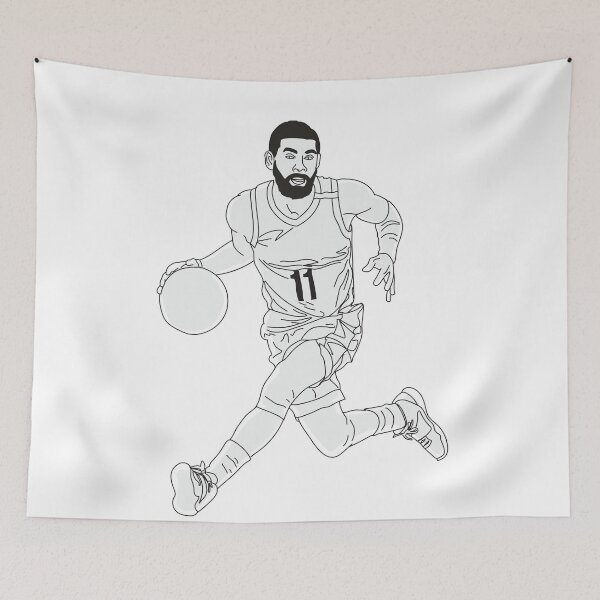 Item preview, Kyrie irving Minimal Drawing designed and sold by NuAgeStudio.