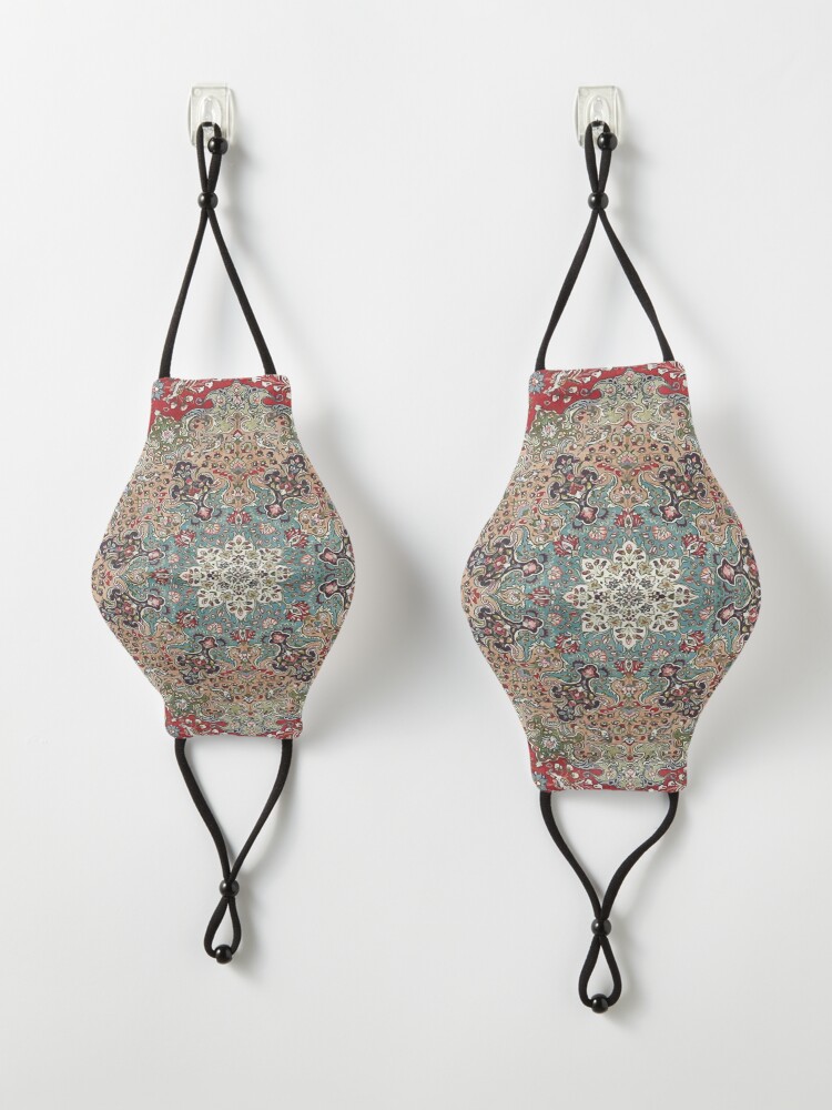 Alternate view of Vintage Antique Persian Carpet Print Mask