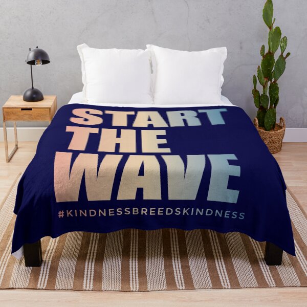 Item preview, Start The Wave | Kindness Breeds Kindness | Gradient | Aesthetic designed and sold by Minimalwiz.