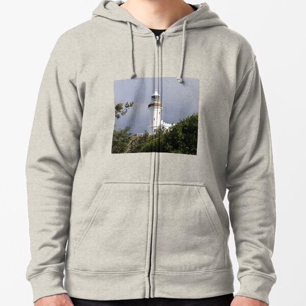 Byron Bay Light House Zipped Hoodie