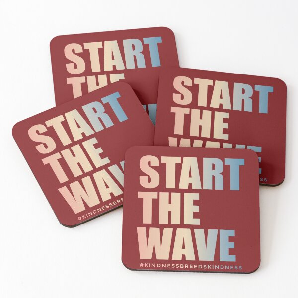Item preview, Start The Wave | Kindness Breeds Kindness | Gradient | Aesthetic designed and sold by Minimalwiz.