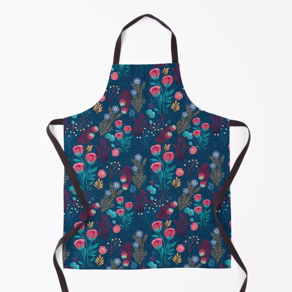 Vista previa del artículo con la obra «Spring Bloom - Azul marino», diseñado y vendido por Shantall  Alam.