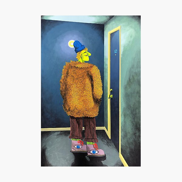 Waiting at the Door Photographic Print