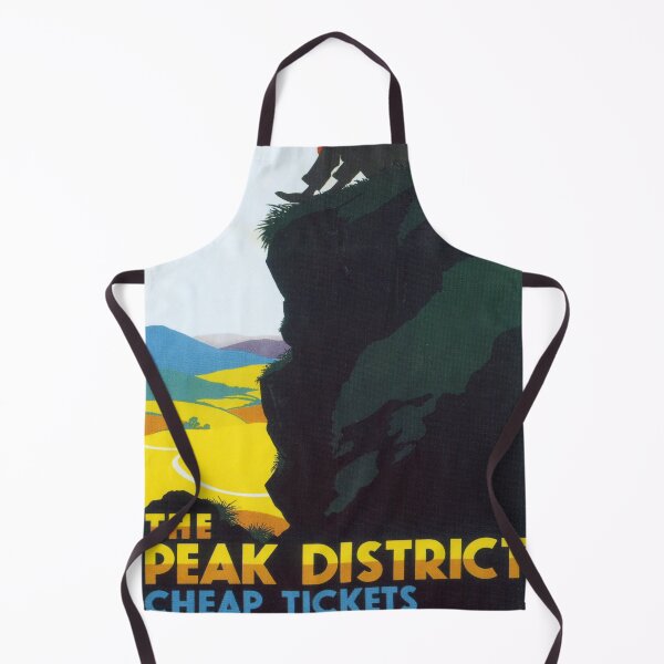 Item preview, Peak District retro poster designed and sold by CorasPosters.
