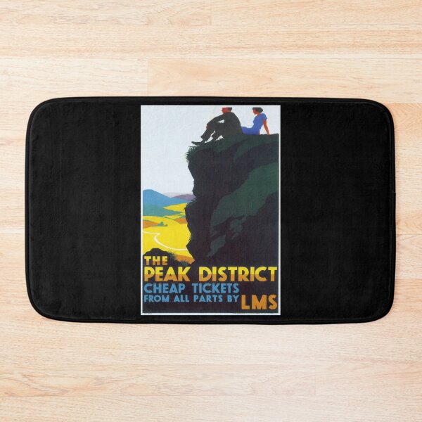 Item preview, Peak District retro poster designed and sold by CorasPosters.