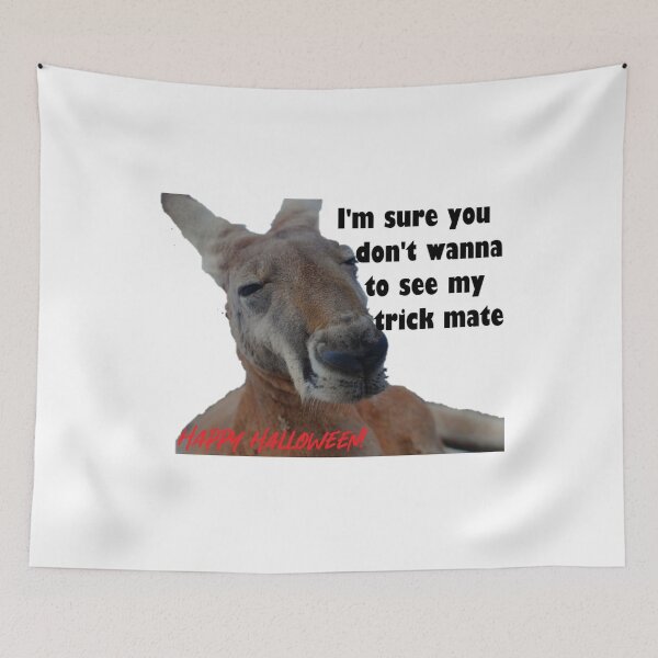 Item preview, Halloween Kangaroo designed and sold by PillowPuns.