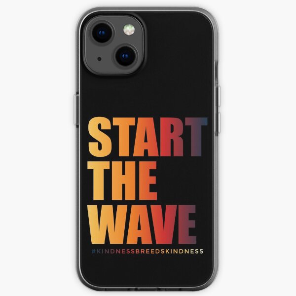 Starten Sie die Welle | Güte bringt Güte hervor | Farbverlauf | Ästhetisch iPhone Flexible Hülle