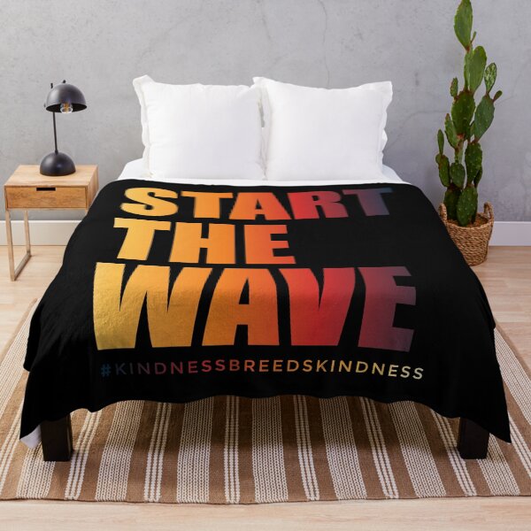 Item preview, Start The Wave | Kindness Breeds Kindness | Gradient | Aesthetic designed and sold by Minimalwiz.