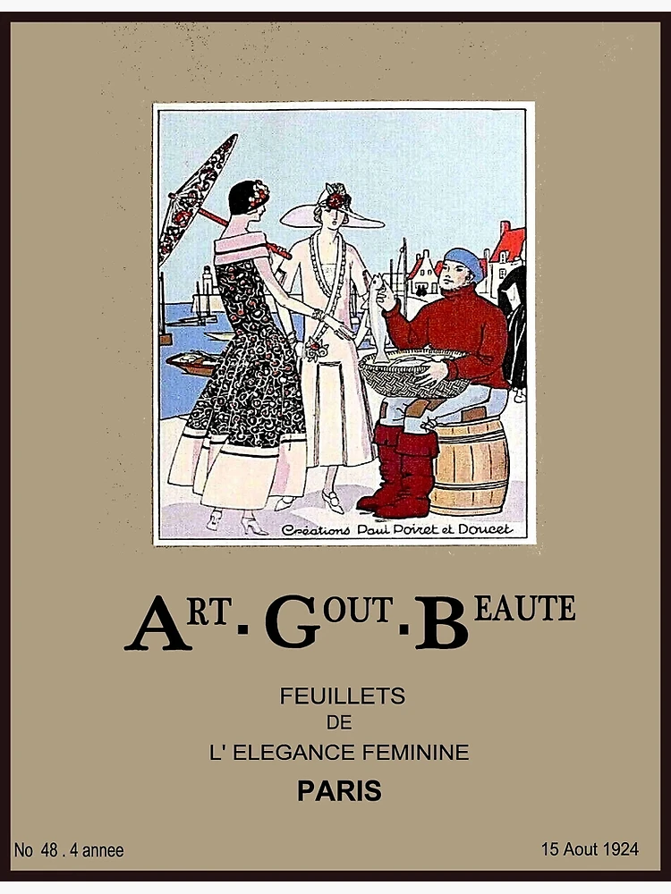 1924年10月号貴重フランス戦前ファッション雑誌Art Gout Beaute 