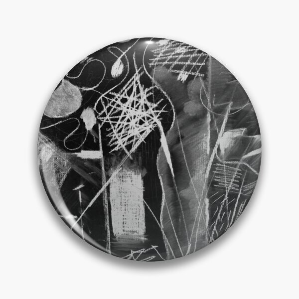 Item preview, Shapes Lines Dream 23 Hand-Drawn Black and White Charcoal designed and sold by Marianne Madson.