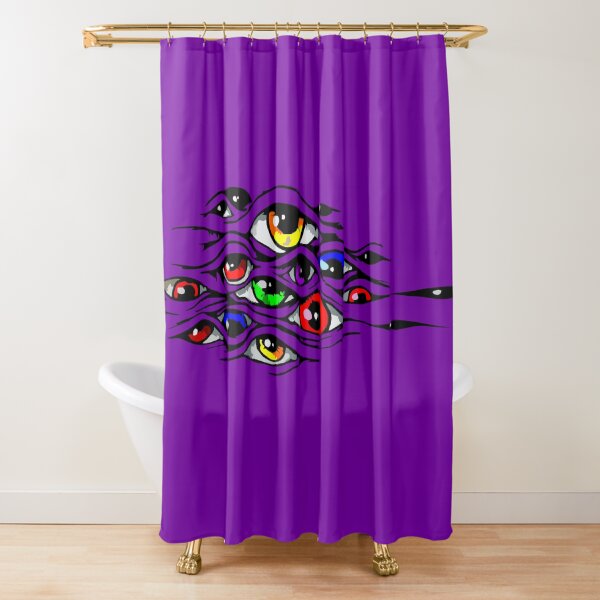 Mysterious eyes Shower Curtain