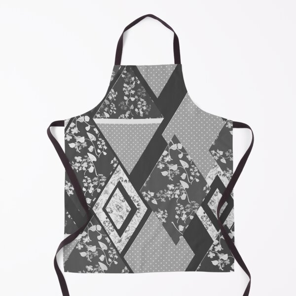 Item preview, grey and black, patchwork, grey patchwork, patches designed and sold by fuzzyfox.