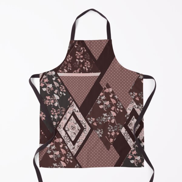 Item preview, brown, patchwork, brown patchwork, retro, patches designed and sold by fuzzyfox.