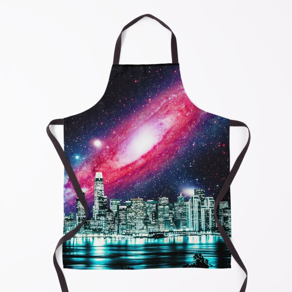 Item preview, Colorful Galaxy Andromeda | Night Urban Landscape designed and sold by Artsy Universe.