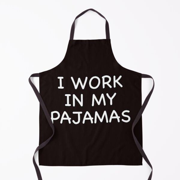 Item preview, I work in my pajamas designed and sold by popculturechick.