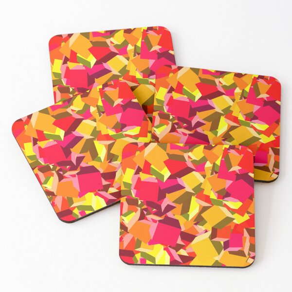 Item preview, Orange and Red Cube Pattern designed and sold by tgallaher.