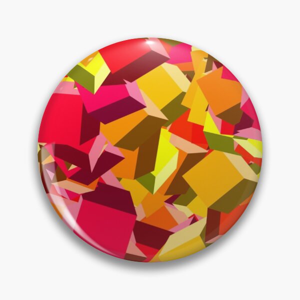 Item preview, Orange and Red Cube Pattern designed and sold by tgallaher.