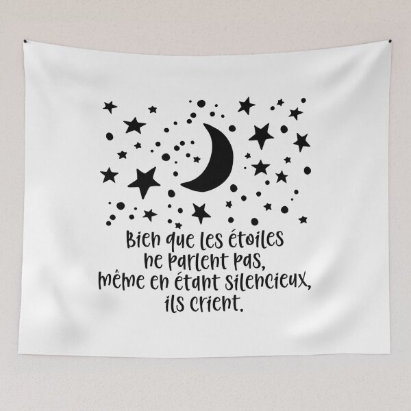 Item preview, Bien que les étoiles ne parlent pas, même en étant silencieux, ils crient. designed and sold by StillInBeta.