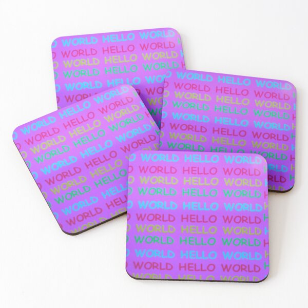 Item preview, HELLO WORLD HELLO WORLD designed and sold by Spocko-My-Man.