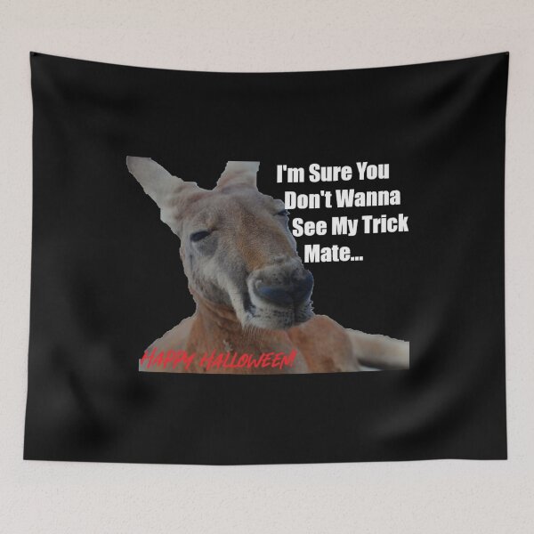 Item preview, Halloween Kangaroo designed and sold by PillowPuns.