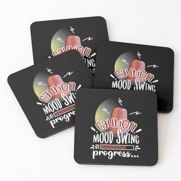 Item preview, Caution Mood Swing In Progress - Funny  designed and sold by ColorfulMystic.