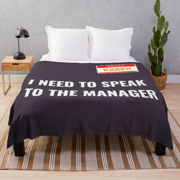 Item preview, I Need To Speak To The Manager Meme designed and sold by cation-studio.