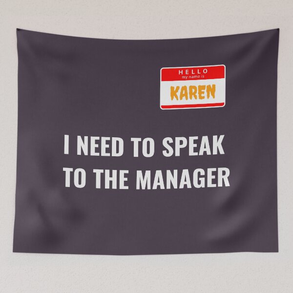 Item preview, I Need To Speak To The Manager Meme designed and sold by cation-studio.