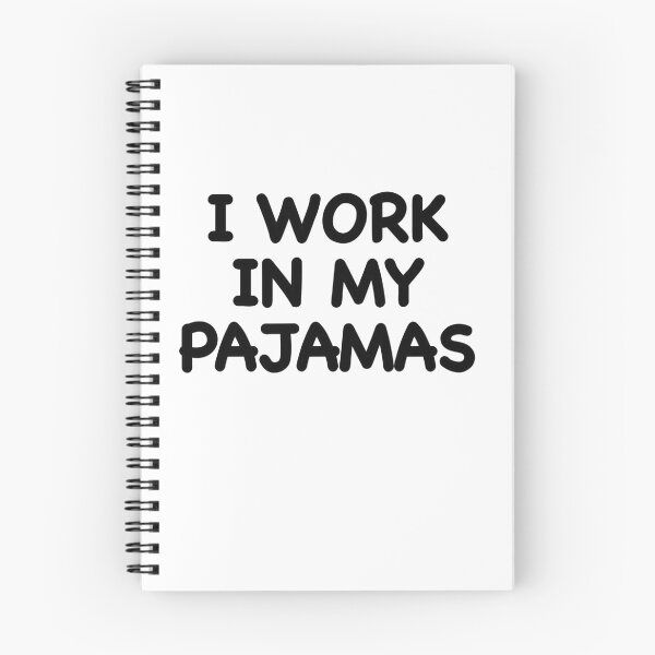Item preview, I work in my pajamas designed and sold by popculturechick.