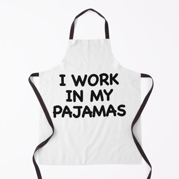 Item preview, I work in my pajamas designed and sold by popculturechick.