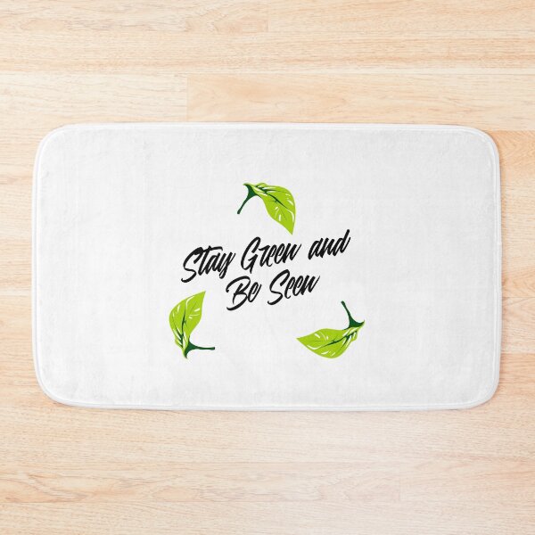 Item preview, Stay Green and be Seen - Healthy Lifestyle Leaves designed and sold by Kaos Urbanwear.