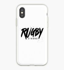 Vinilo o funda para iPhone Rugby fuerte