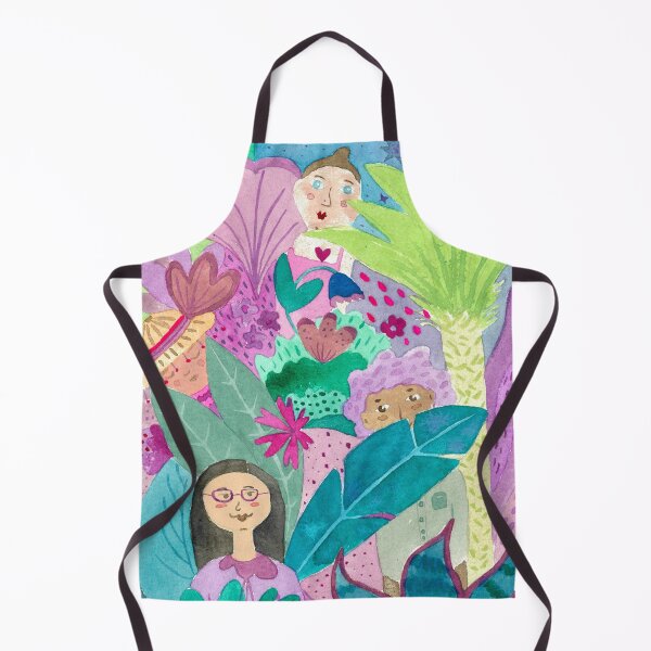 Item preview, Watercolor women flowers nature  designed and sold by CrisBanana.