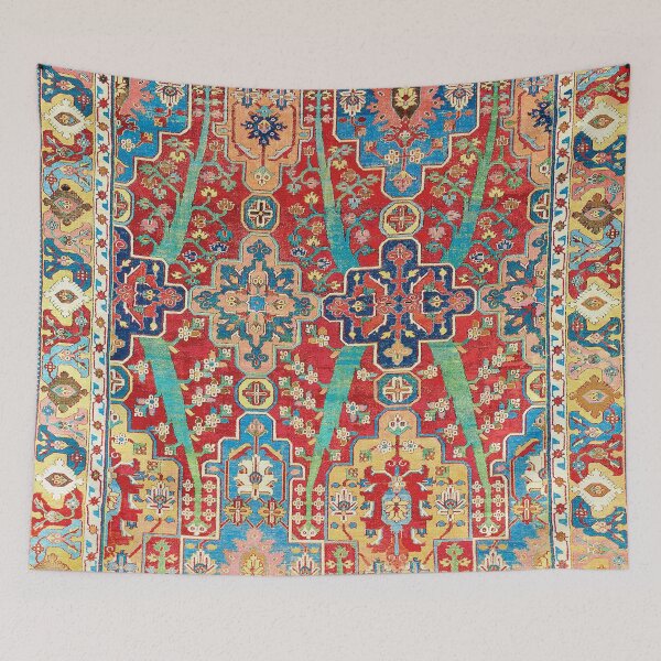 Item preview, Khorasan Persian Carpet Print designed and sold by Vicky Brago-Mitchell®.