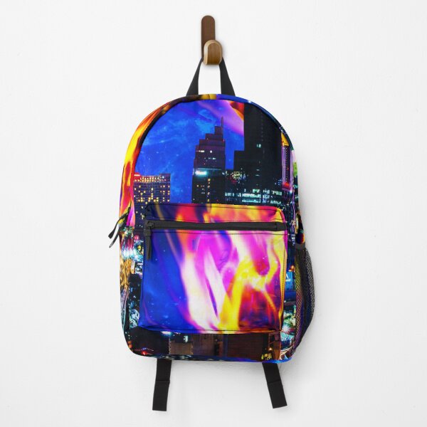 Item preview, Asteroid Apocalypse | Colorful Urban Landscape designed and sold by Artsy Universe.