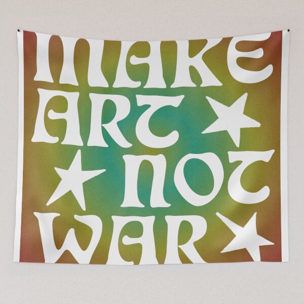 Item preview, MAKE ART NOT WAR designed and sold by nickevgeniou.