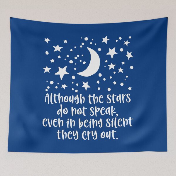 Item preview, Although the stars do not speak, even in being silent they cry out. designed and sold by StillInBeta.